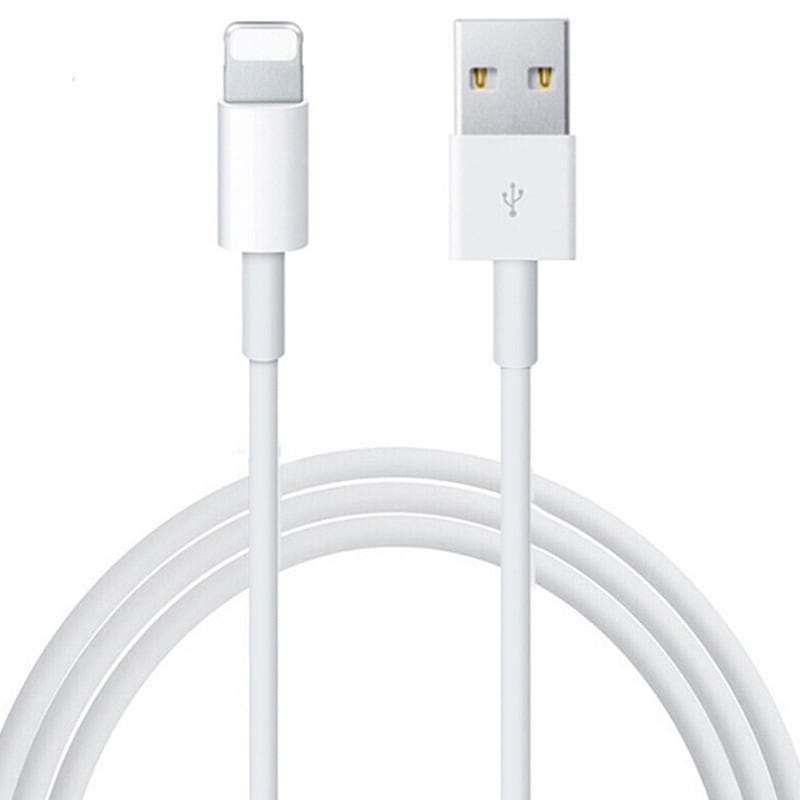 2m White TPE USB Cable for iPhone