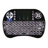 Backlight 2.4G Mini Wireless Keyboard Mouse Touchpad For Android Smart TV Box i8