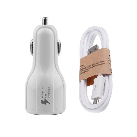Car Charger + Micro USB Cable for Toshiba Encore 2 WT10 A 32 A102 A103 Tablet