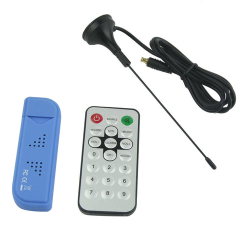 USB DVB-T Digital HD TV Antenna Remote Control Kit for PC Notebook Computer