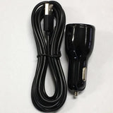 12V Auto Car Charger Travel Adapter for Nintendo Switch + USB Type C Cable Black