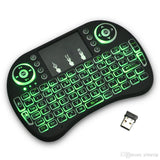 Mini Backlit (3 COLOR BACKLIGHT) Wireless Keyboard Touchpad Mouse