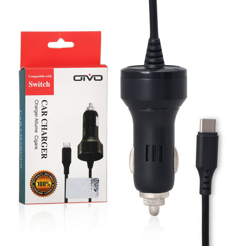 Car Charger for NINTENDO SWITCH, High Speed Charging Power Adapter 5V 2.4A Type C