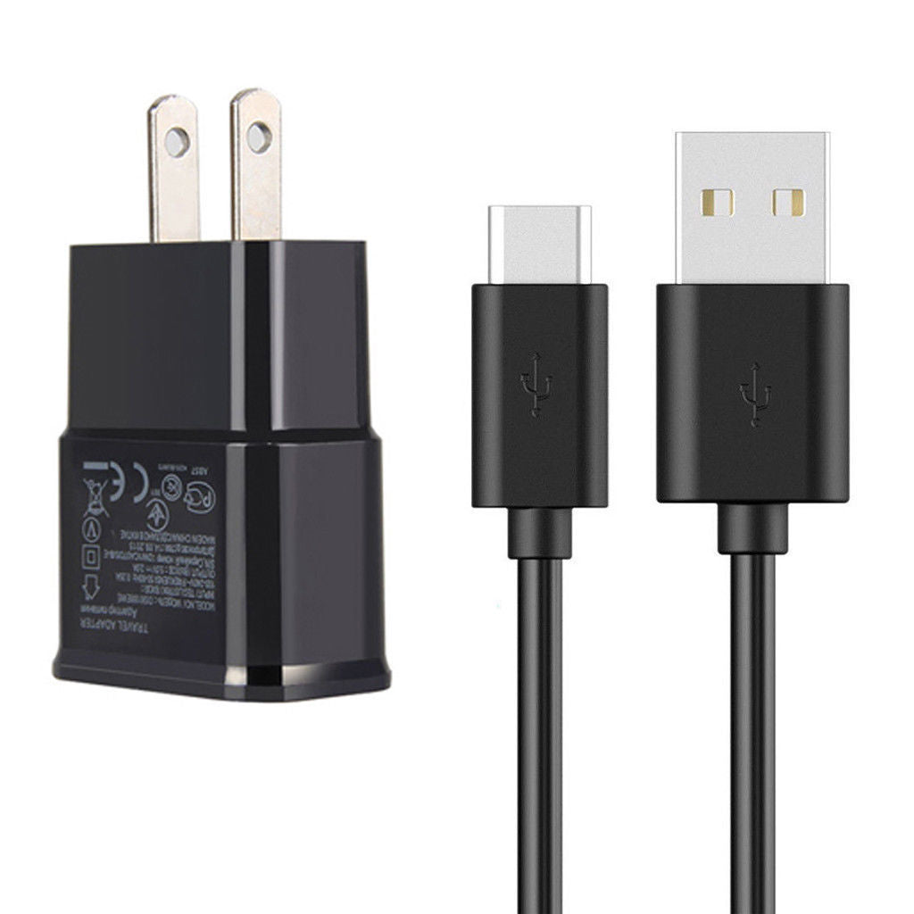 USB Type-C Data Sync Charging Cable 2A Wall Home Charger For Phones