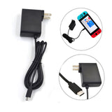 Power Supply for NINTENDO SWITCH Home Wall Travel Charger Adapter AC 110V-240V
