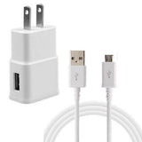 5v 2 Amp Wall Charger Micro USB Cable for Samsung Galaxy S2 S3 S4 HTC Android