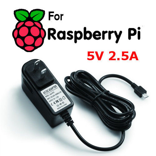 Raspberry Pi3 Model B+/B /Pi 2 /Pi 3 5V 2.5A Power Supply