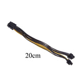 PCI-E 8-pin to 2x 6+2-pin PCIE PCI Express Power Splitter GPU Video Card Cable (5-pack)