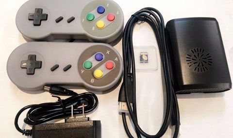 SNES Emulation Station Mini Game Starter Kit for Raspberry Pi 3 Modle B