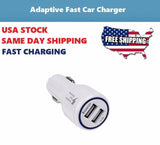 2A Car Charger, Wall Power Adapter, Cable For RCA Pro 10 II RCT6203W46 KC Tablet