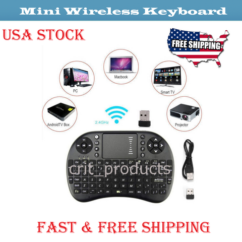 Mini-i8 Wireless Keyboard Touchpad Remote IPTV Google Android KODI SMART TV BOX