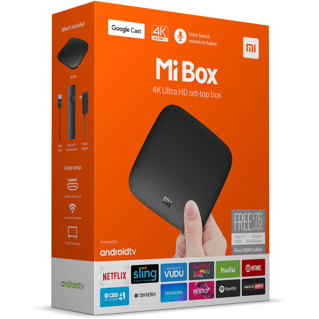 Xiaomi Mi TV Box 2GB 8GB 4K WiFi/Dolby/DTSMedia Streamer MDZ-16-AB International
