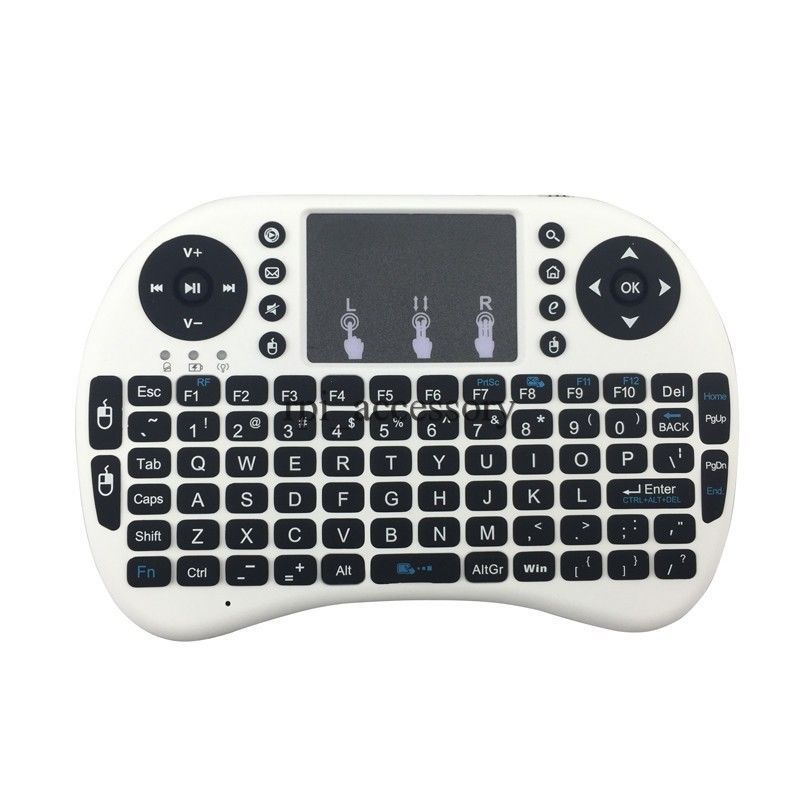 White -Mini Wireless Keyboard For Xbox, PS3, Android TV, nVidia Shield,  Raspberry Pi