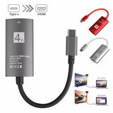 Creacube 4K USB 3.1 USB-C Type C to HDMI cable HDTV Adapter for Lenovo ThinkPad X1 2018 MacBook MacBook Pro samsung S8 S9 NOTE8
