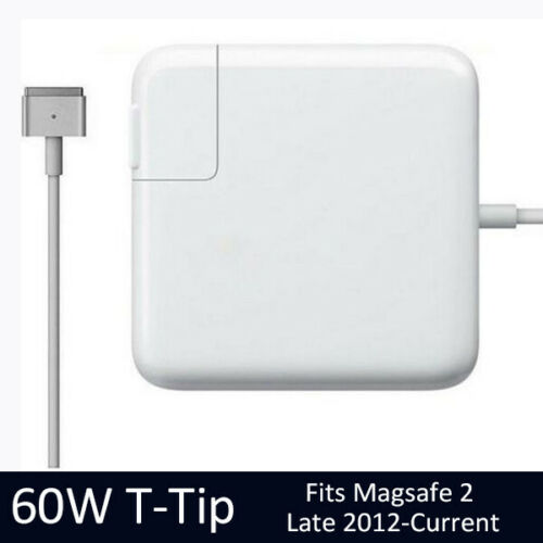 Model T For Apple 60W 2012-2018 Macbook Air 11" 13" MagSafe2 Wall Power Adapter Charger A1425 A1435 A1465 A1466