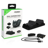 Dual XBOX ONE Controller Charging Dock Station Charger + 2 Free Extra Battery Packs