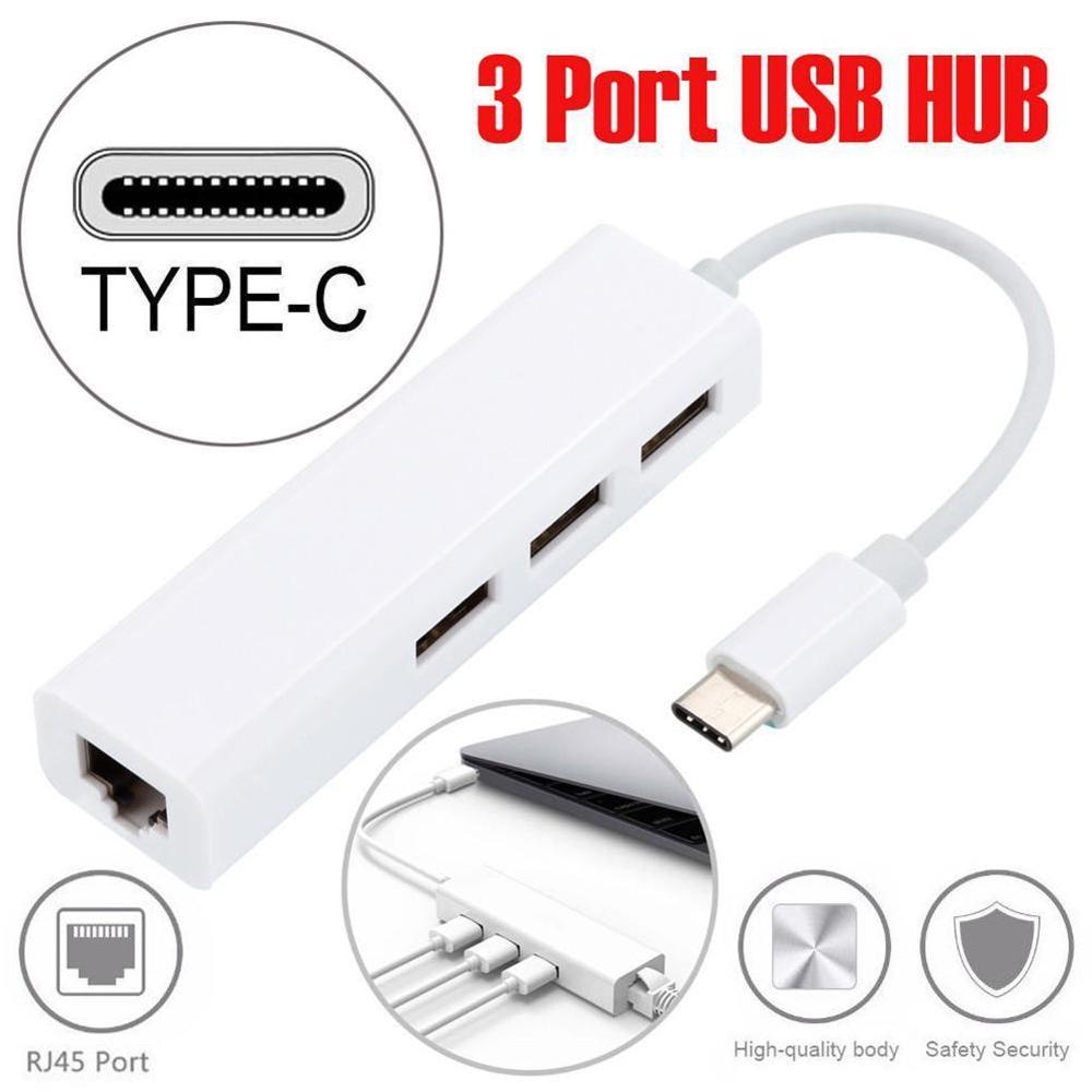 USB Type C Hub and Ethernet Adapter for Macbook Pro Air & Other Device – PC  Part Source Inc.