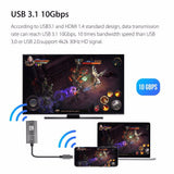 Creacube 4K USB 3.1 USB-C Type C to HDMI cable HDTV Adapter for Lenovo ThinkPad X1 2018 MacBook MacBook Pro samsung S8 S9 NOTE8