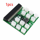 6 Pin PCIE Breakout Board for HP 1200W Server Power PSU GPU Mining Ethereum
