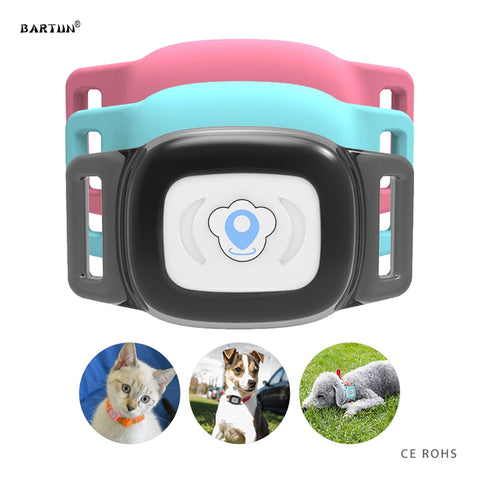 Smart Waterproof IP67 MiNi Pet GPS AGPS LBS Tracking Tracker Collar For Dog Cat AGPS LBS SMS Positioning Geo-Fence Track Device