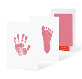 Baby Care Non-Toxic Baby Handprint Footprint Imprint Kit Baby Souvenirs Casting Newborn Footprint Ink Pad Infant Clay Toy Gifts