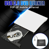 USB 3.0 DVD CD RW Drive External Burner Writer Rewriter for Apple Mac Macbook