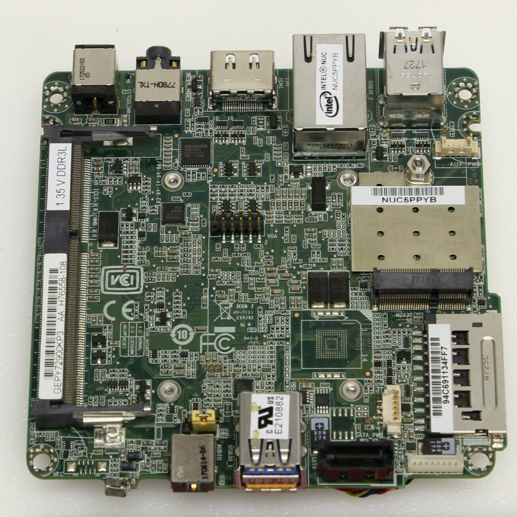 Intel NUC Motherboard NUC5PPYB Compact Board - Quad Core Pentium