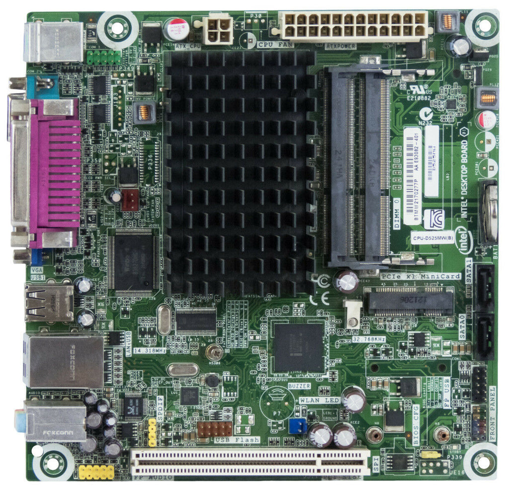 Intel Desktop Motherboard D525MW NM10 Mini ITX - Bulk Pack