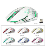 Wireless USB Optical Gaming Mouse LED Backlit Rechargeable