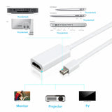 Thunderbolt Mini Display Port DP To HDMI Adapter for Apple MacBook Air Pro iMac