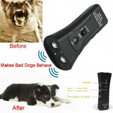 Petgentle Ultrasonic Anti Dog Barking Pet Trainer LED Light Gentle Chaser Device