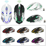 X70 7 LED Backlit Rechargeable 2.4GHz Wireless USB Optical Gaming Mouse Mice US