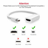 Thunderbolt Mini Display Port DP To HDMI Adapter for Apple MacBook Air Pro iMac